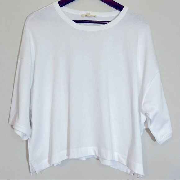 Madewell NWT Relaxed Boxy Tee in White Size XL 100% Cotton Jersey - Picture 6 of 11